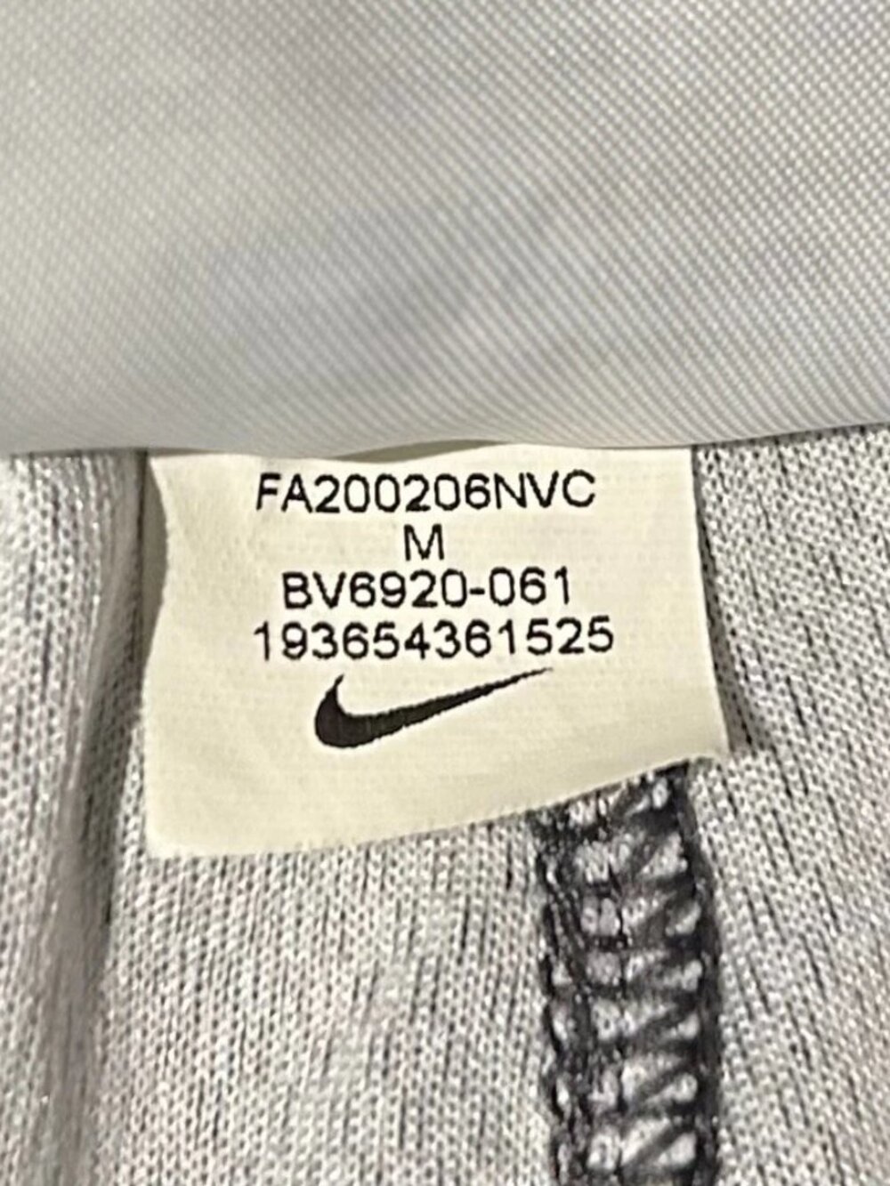 Nike Academy Pro Pants Mens M Gray Dri-Fit Ankle Zip Drawstring Logo Tapered Leg - Picture 8 of 14